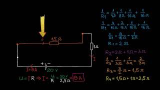 Przykład Analizowanie bardziej skomplikowanych obwodów elektrycznych [upl. by Truscott]