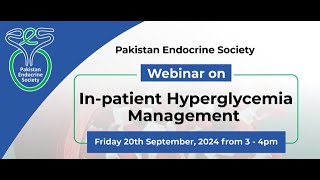 Webinar on Inpatient Hyperglycemia Management [upl. by Selma967]