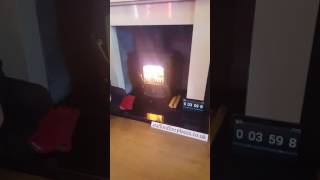 Clearview Pioneer 400 Stove 10 minute challenge at Stafford Fireplaces and Stoves [upl. by Sam999]