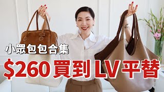 【2024小眾包包合集 】 260買到LV平替，實用好看、高級感滿滿  還有Miu Miu 平替  平價包包  BAG COLLECTION  開箱  購物分享  小鄭杰西卡 [upl. by Ylime]