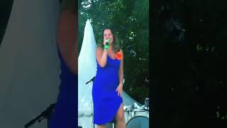 Shakira  Rabiosa live Cover by PolinaBird концерт в парке 1008 shorts [upl. by Demona]