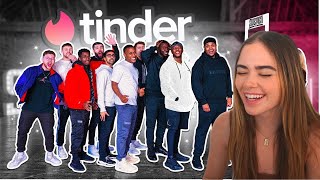 ROSE REACTS TO SIDEMEN TINDER IN REAL LIFE 3 [upl. by Akisej]