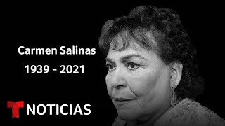 Muere la primera actriz Carmen Salinas tras casi un mes hospitalizada  Noticias Telemundo [upl. by Uel]