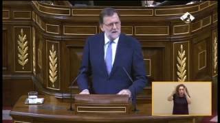 Rajoy ridiculiza el discurso de Pablo Iglesias [upl. by Risay23]