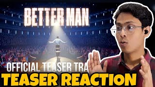 Better Man  Official Teaser Trailer Reaction 2024 Movie  Robbie Willams  Holly Verse [upl. by Casar]