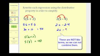 Introduction to the Distributive Property [upl. by Akehs]