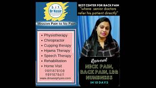 Patient Reviews amp Feedback  Physiotherapist in Dwarka  Delhi  Vikaspuri  Pain  Leg Numbness [upl. by Adal]