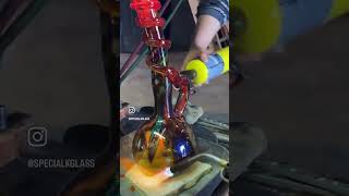 Live glass blowing [upl. by Dlopoel]