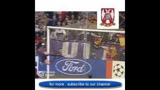 Oliver Kahn vs David Beckham  save vs free kick [upl. by Eilyak91]