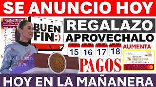 🎁 ¡URGENTE 🔔 La PRESIDENTA Anuncia BUEN FIN REGALOS para ADULTOS MAYORES en la MAÑANERA de HOY 🗓️😱 [upl. by Bore110]