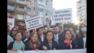 Manisa Emek ve Demokrasi Platformundan kayyum protestosu manisa [upl. by Dwinnell758]