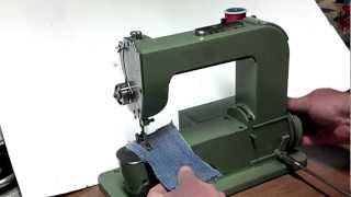 Classic Vintage 1950 Elna 1 Grasshopper Sewing Machine 0323058 [upl. by Esch]