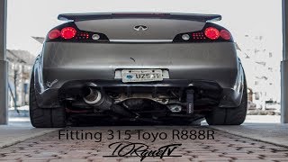 Car Vlog G35 Coupe Fitment Issues New Wheels [upl. by Llekcm]