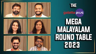 Galatta Plus Mega Malayalam Roundtable 2023  Chackochan  Mahesh  Basil  Rajisha  Resul  Sofia [upl. by Adaha]