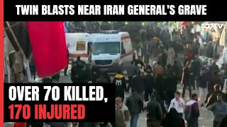 Iran Blasts  73 Dead In Twin Blasts Near Grave Of Irans Top General Qassem Soleimani [upl. by Led]