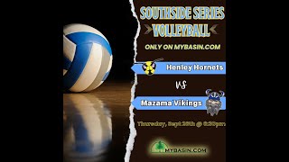 VOLLEYBALL SPECIAL COVERAGE Mazama Vikings vs Henley Hornets  September 26 2024 [upl. by Acinoryt]