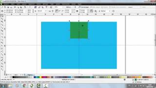 Como alinhar e centralizar de forma automática no corel draw [upl. by Aicercal]