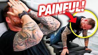 CHIROPRACTOR SAVES MARINE FROM BACK SURGERY 😱😭  Chiropractic Adjustment  Dr Tubio [upl. by Frederigo708]