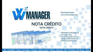 WX Manager  Nota crédito  ENVÍO [upl. by Aihtebat]