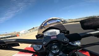 Aprilia Tuono 660 Factory vs BMW S1000RR Laguna Seca Fast Laps [upl. by Kos]