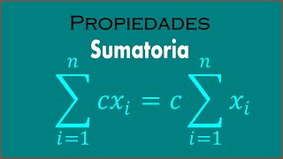 Propiedades de la Sumatoria [upl. by Alul]