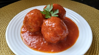 ALBONDIGAS CON TOMATE [upl. by Enyawad]