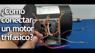 ¿Cómo conectar un motor trifásico  SIGMA IMECSA [upl. by Lemuelah]