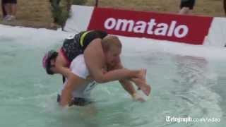 Finnish Wifecarrying World Championships [upl. by Feledy]