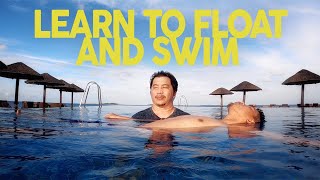 How to SWIM and FLOAT Beginners Tutorial [upl. by Atnod2]