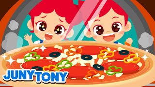 Canção da Pizza  Minha Pizza Especial  Música Infantil  JunyTony em Português [upl. by Ellehc]