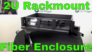 2U Slide Out Rackmount Fiber Enclosure – Perfect For 6 Panels [upl. by Karlan575]