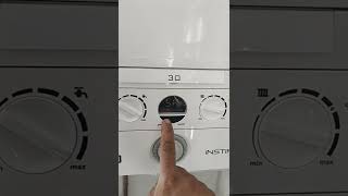 How to put Ideal Instinct 30 Combi Boiler in service mode [upl. by Gratt316]