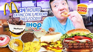 24 Hour Mexican FAST FOOD Tour 10 Fast Food Items I WISH America Had [upl. by Odnama]