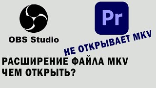 premiere pro не открывает mkv Как конвертировать OBS MKV в файл MP4 [upl. by Annor]