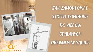 Jak zamontować system kominowy do pieców opalanych drewnem w saunie Komin Set [upl. by Asim]