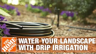 Rain Bird How to Water Your Landscape with Drip Irrigation  The Home Depot [upl. by Artamas]