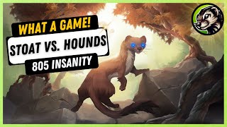 INSANE STOAT vs HOUNDS battle  Northgard [upl. by Rahsab]