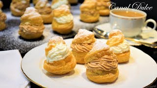 PROFITEROLES AUTÉNTITOS PASO A PASO O PASTA CHOUX [upl. by Rosa]