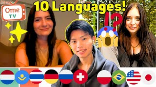 You Will LOVE Their Reactions When I Speak Their Native Language  OmeTV [upl. by Eudoxia]