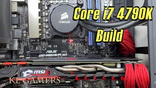 intel Core i7 4790K ASUS Z97PRO WiFi ac GTX 1080 GAMING X PC NZXT Build [upl. by Nivram]