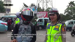 Yang Lain Sedang Ditilang Pengendara Motor Ini Minta Foto Dengan Bripda Tiara [upl. by Ettecul]