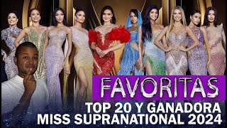 TOP FINAL FAVORITAS MISS SUPRANATIONAL 2024 [upl. by Fabiola]