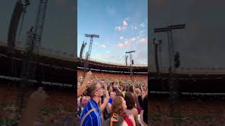 Crowd singing quotBohemian Rhapsodyquot before concert harrystyles queen vienna [upl. by Glogau]