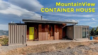 OffGrid Shipping Container Home Redefines Mountain Living [upl. by Eward]