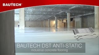 Antistatic hardened concrete flooring  Bautech [upl. by Chev]