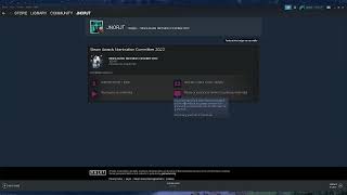 I Got The Steam Awards Nomination Committee 2022 Badge On Steam [upl. by Mateya153]