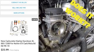 Rebuilding A Harley Sportster Carburetor [upl. by Cj445]