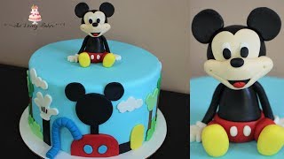 Disney Mickey Mouse Clubhouse Cake Tutorial [upl. by Herrington976]