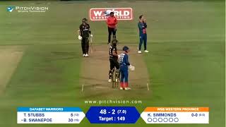 CSA T20 Cup  Beyers Swanepoel 8339 vs Western Province [upl. by Aivlys]