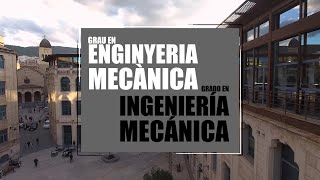 Grado en Ingeniería Mecánica  Universitat Politècnica de València UPV [upl. by Ilsa]